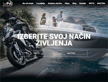 Tablet Screenshot of moto-nautika.com